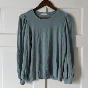 Marine Layer Women's Ribbed light blue Tee